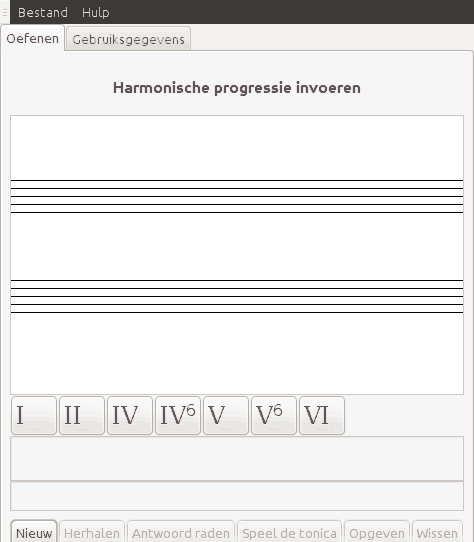 Schermafdruk van het programma.