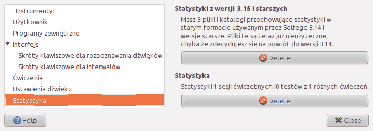 Zrzut ekranu zakładki 'Ustawienia dźwięku' w oknie Ustawień.