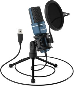 Bird UM1 Noir - Microphone USB Cardioïde à Condensateur PC et Mac