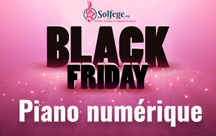 Black friday piano numérique