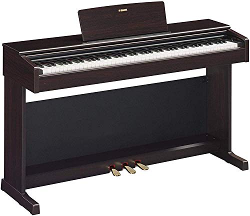Yamaha Arius YDP-144R piano droit numérique avec 88 touches – Avec sonorité d'un piano de concert – Pour amateurs & étudiants – Compatible avec l'application Smart Pianist – Bois de rose