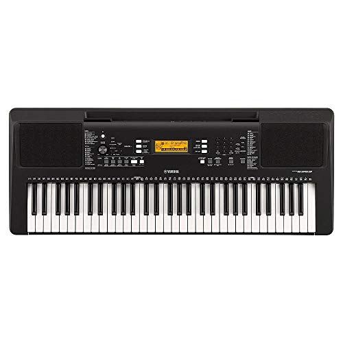 Yamaha PSR-E363 – Clavier électronique avec toucher dynamique – Instrument de musique portable pour débutants exigeants – Noir