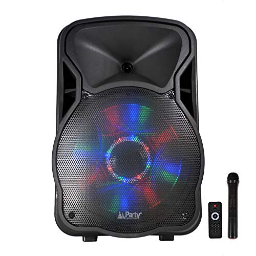 Party Sound & Light Enceinte Mobile amplifiée 700W PARTY12 LEDs RVB USB/BT/SD/FM PARTY12