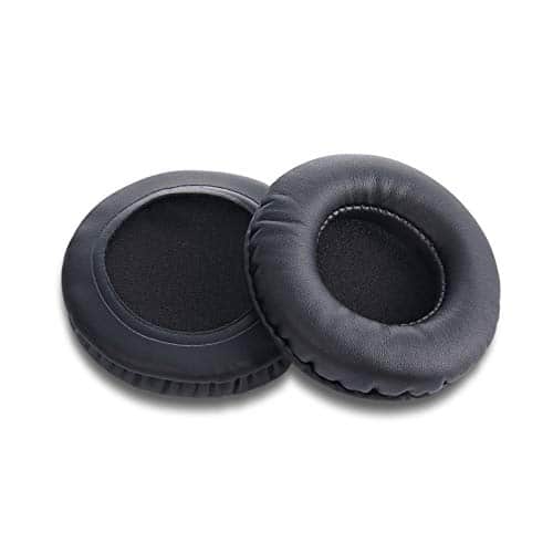 Yizhet 1 Paire de Coussinets de Remplacement 70mm pour Casque Audio, Mousse pour Compatible avec Sony, Philips, JBL, ATH (Diamètre : 70mm, Noir)