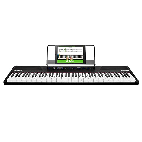 Piano numérique à 88 touches lestées, action marteau, clavier de piano  complet, piano électrique débutant, USB/MIDI, piano numérique domestique  avec support de meuble, 3 pédales, tabouret for débutant : acheter des  objets