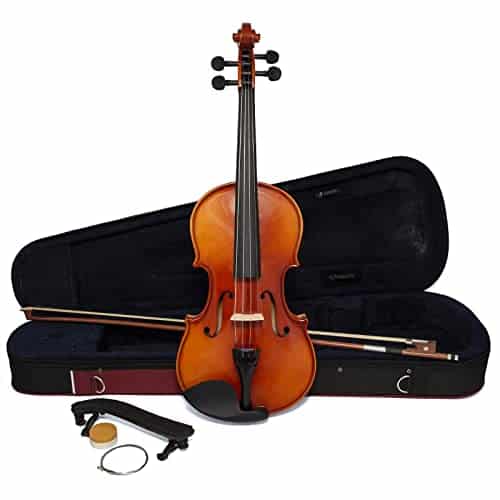 Theodore VLN16-1-4 Violon quart de taille pour enfants - Table épicéa - avec étui, archet et colophane Brun