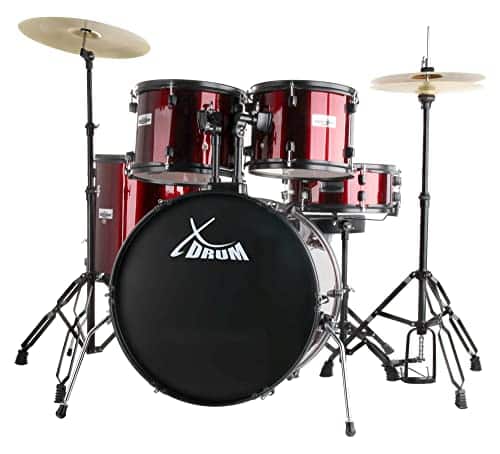 XDrum Rookie 22" Standard Batterie ruby red set complet