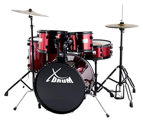 XDrum Rookie 20" Studio Set de Batterie complet rouge rubie