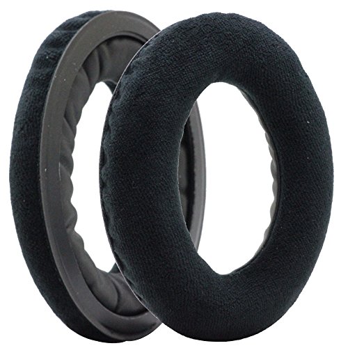 Poyatu HD 598 Coussinets pour Sennheiser HD598 Hd598se Hd598cs HD515 HD555 HD595 HD518 Casque Coussinets d'écouteurs de Rechange Oreillettes Oreille Coque Coussinets réparation pièces Noir velouté