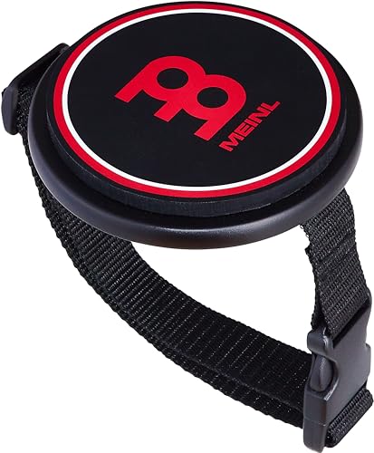 Meinl Cymbals MKPP-4 Pad d'entraînement avec bande de fixation Noir Ø 10,1 cm