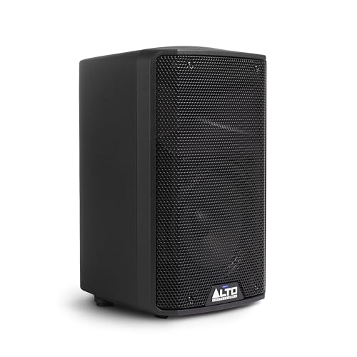 ALTO TX408 Enceinte Amplifiée Actif 350 W 8" avec Bluetooth, Mixeur 2 Canaux, Niveau Ligne pour DJ et Musiciens, Petites Salles, Répétitions et Événements
