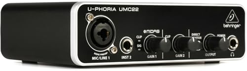 Best Price Square USB Audio Interface UMC22 by BEHRINGER