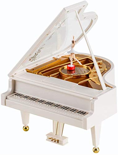 CDIYTOOL Boîte à musique pour piano danseuse, ballerine, musicale, danseuse de ballet, boîte à musique pour filles, jolie décoration cadeau, décoration de collectionneurs, boîte à musique vintage