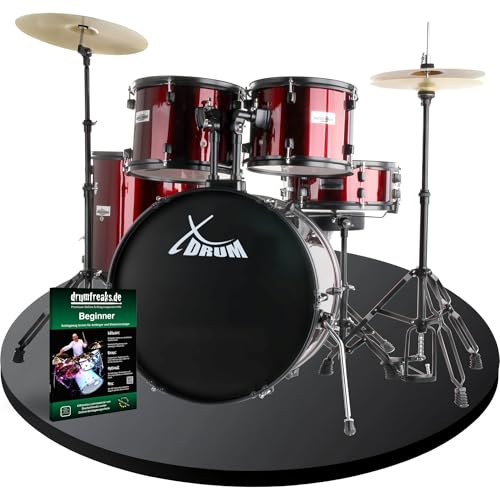 XDrum Rookie 22" Standard Batterie ruby red set complet