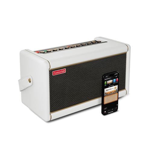 Positive Grid Spark 2 Ampli d’étude pour Guitare et Enceinte Bluetooth de 50 Watts avec Looper, Fonctions intelligentes et appli, pour Les Guitares électriques, acoustiques et Les Basses – Pearl