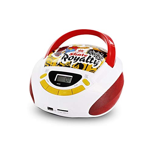 METRONIC 477454 Radio CD MP3 USB Simpsons Enfant
