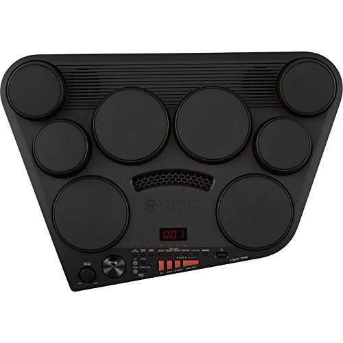 Yamaha DD-75 – Kit de batterie électronique – Batterie numérique transportable avec 8 pads dynamiques, contrôle de volume et prise casque – Noir