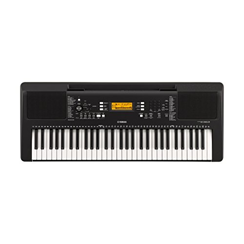 Yamaha PSR-E363 – Clavier électronique avec toucher dynamique – Instrument de musique portable pour débutants exigeants – Noir
